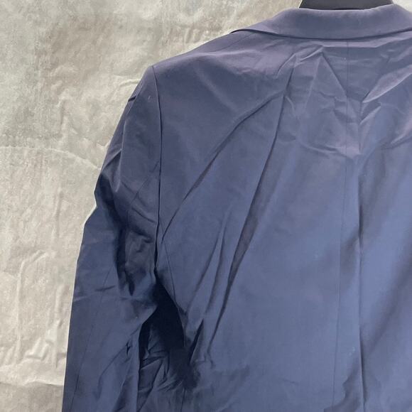 CALVIN KLEIN Men's Navy Solid Infinite Stretch Slim-Fit Two-Button Jacket SZ 44R - Picture 4 of 9